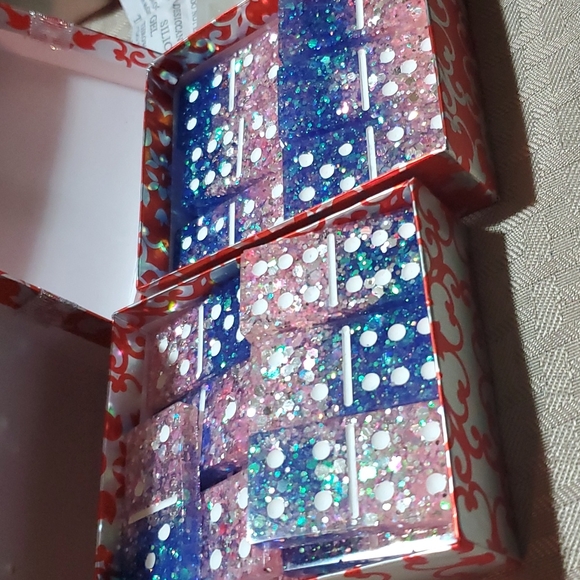 SOLD💎set of glitter dominoes - Picture 4 of 4